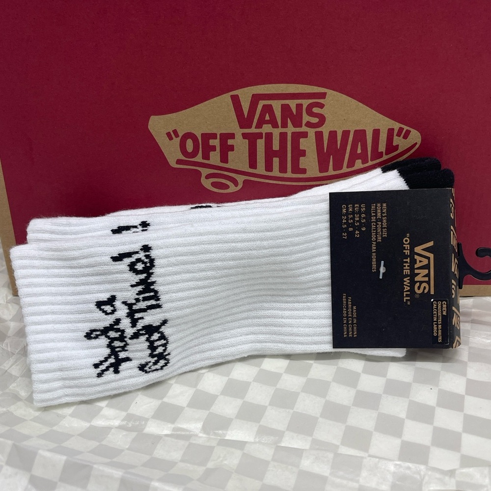 VANS "Off The Wall" Crew socks 
Vans socks (1 pair) - Picture 7 of 16